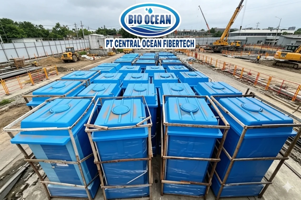 Toilet Portable Fiberglass Bio Ocean - Kualitas Premium Anti Korosi ​Bio Ocean Toilet Portable Fiberglass - Standar Proyek & High Durability