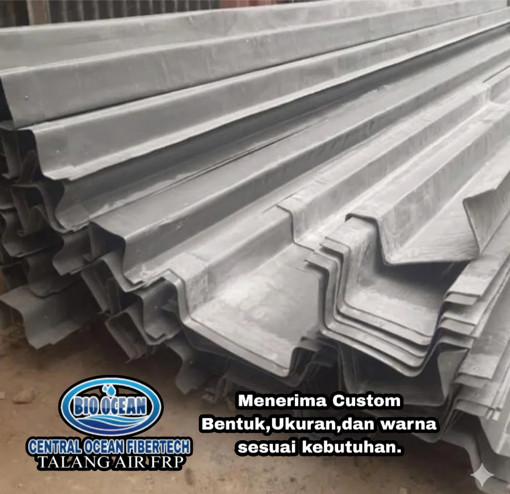 Atap Penerang Fiberglass High Quality - Custom Ukuran & Tipe thumbnail 7