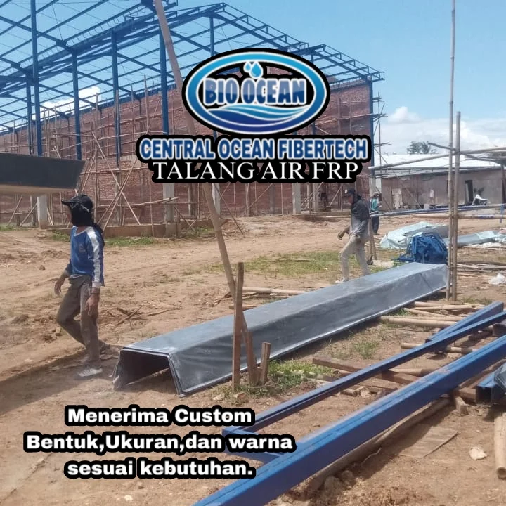 Talang FRP detail profil