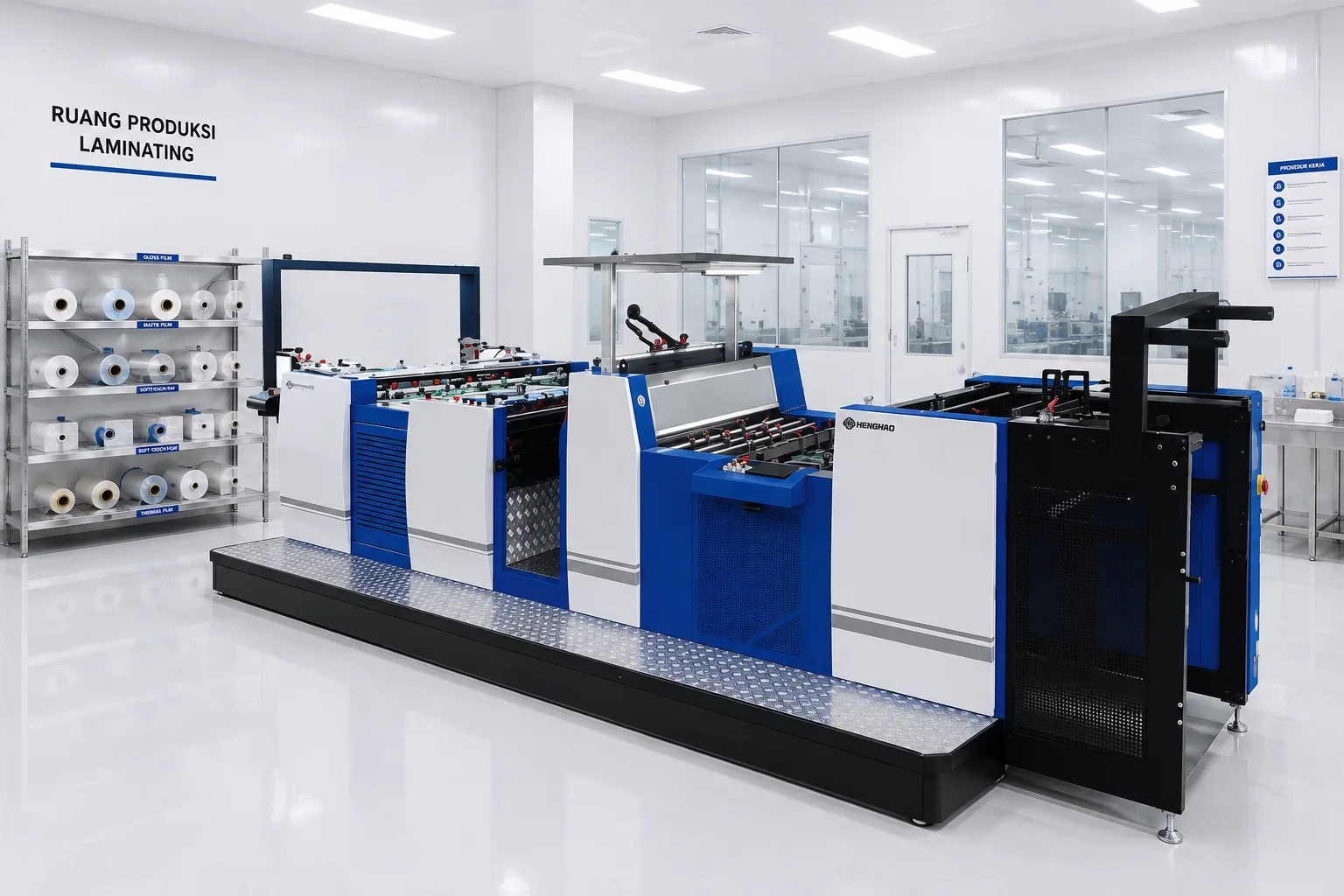 Mesin Laminating Otomatis — Huawei YZFM 1080 S