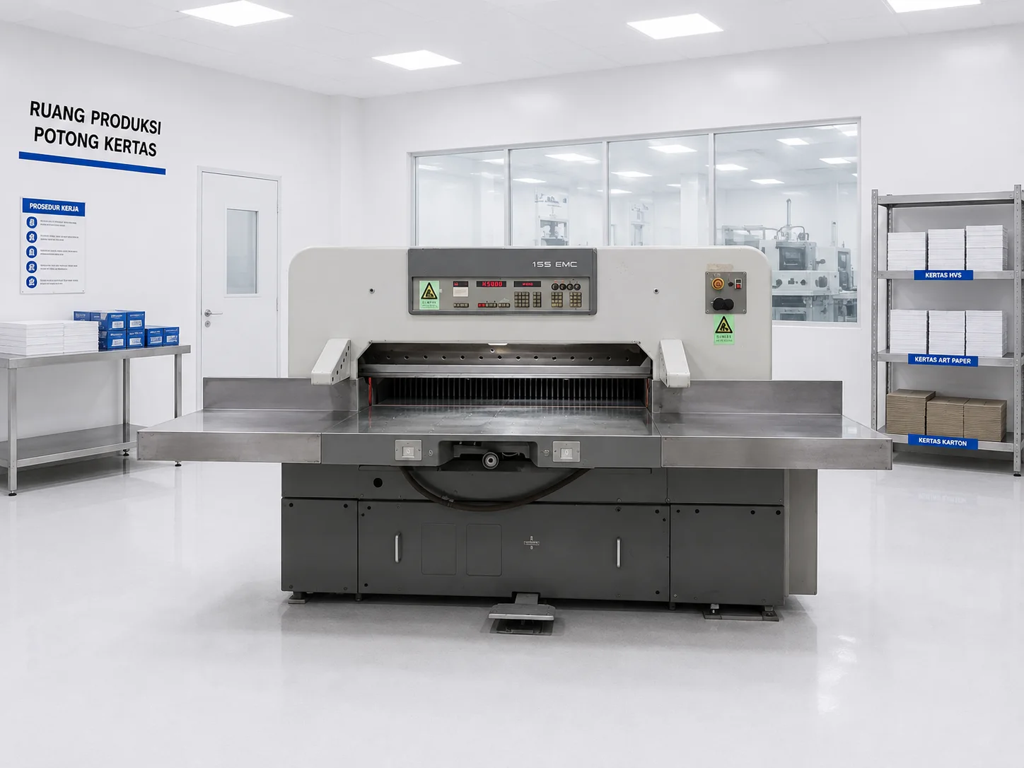 Mesin Potong Kertas — Polar 155 EMC