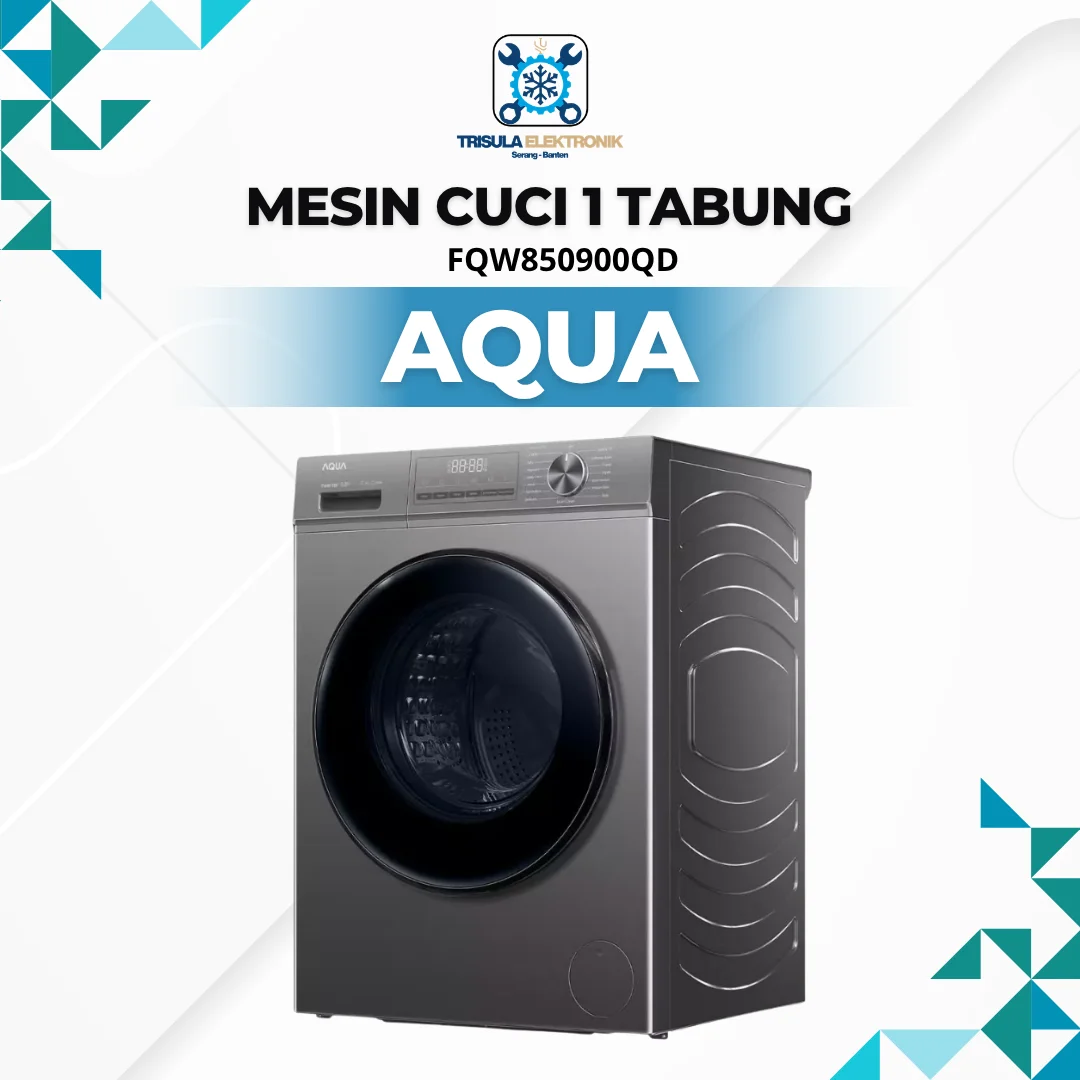 MESIN CUCI AQUA FQW850900QD FRONT LOAD 8.5KG